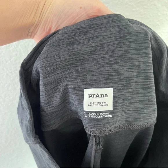 Prana Kimble Capri Charcoal Gray Size Large - Picture 9 of 12